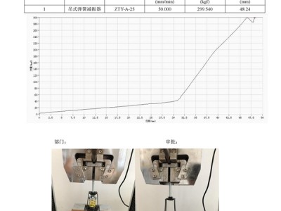 ZTY-A-25吊式弹簧减震器外壳强度测试报告